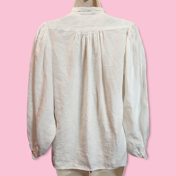 Tailored Balloon Sleeve Cotton Shirt (Renaissance Faire or Cosplay?) - Picture 3 of 4